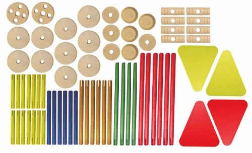 Ideal 68-Piece Fiddlestix Classic Wood Connector S