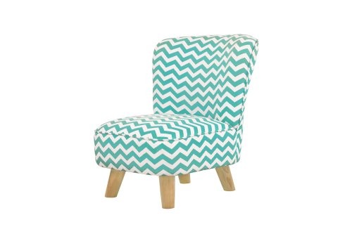 Babyletto Pop Mini Chevron Chair, Blue/Turquoise