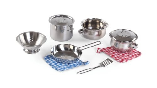 Step2  Cooking Essentials 10-Piece Stainless Steel