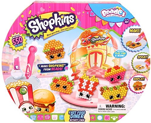 Beados Shopkins Fast Food Diner Activity Pack