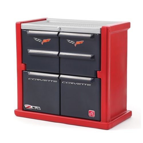 Step2  Corvette Dresser - Red/Black/Silver
