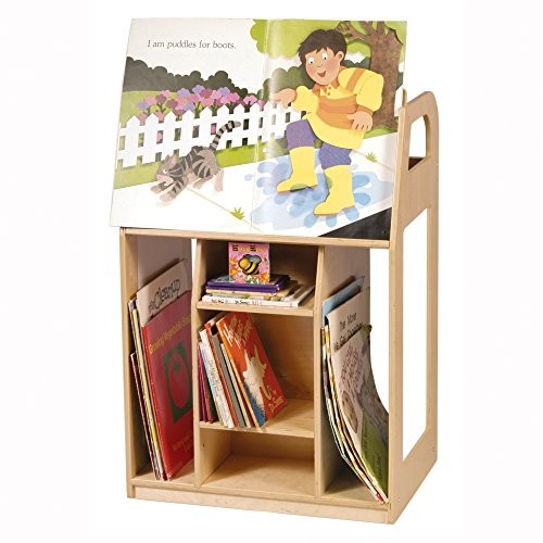 Guidecraft Book Trolley Rolling Storage Unit G9800