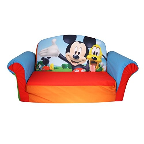 Marshmallow Furniture - Flip Open Sofa - Mickey Mo