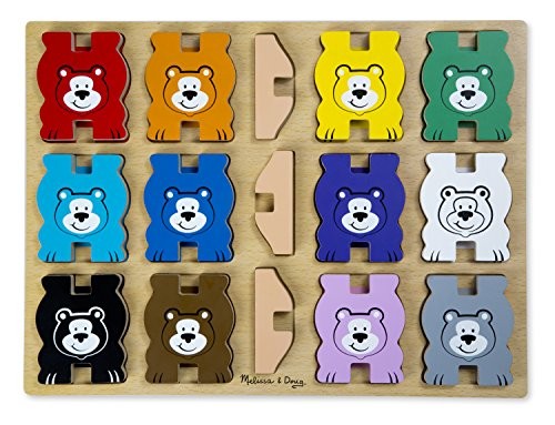 Melissa & Doug Stacking Chunky Puzzle - Bears