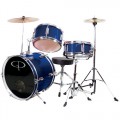 GP Percussion GP50BL Complete Junior Drum Set (Blu