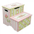 Fantasy Fields - Crackled Rose Step Stool