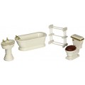 Melissa & Doug Deluxe Doll - House Bathroom Furnit