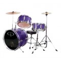 GP Percussion GP50MPR Complete Junior Drum Set (Pu