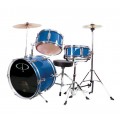 GP Percussion GP50MRB Complete Junior Drum Set (Me