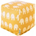 Majestic Home Goods Yellow Ellie Small Cube