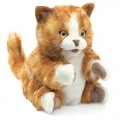 Folkmanis Orange Tabby Kitten Hand Puppet