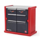 Step2  Corvette Dresser - Red/Black/Silver