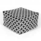 Majestic Home Goods Plantation Pouf, Small, Yellow